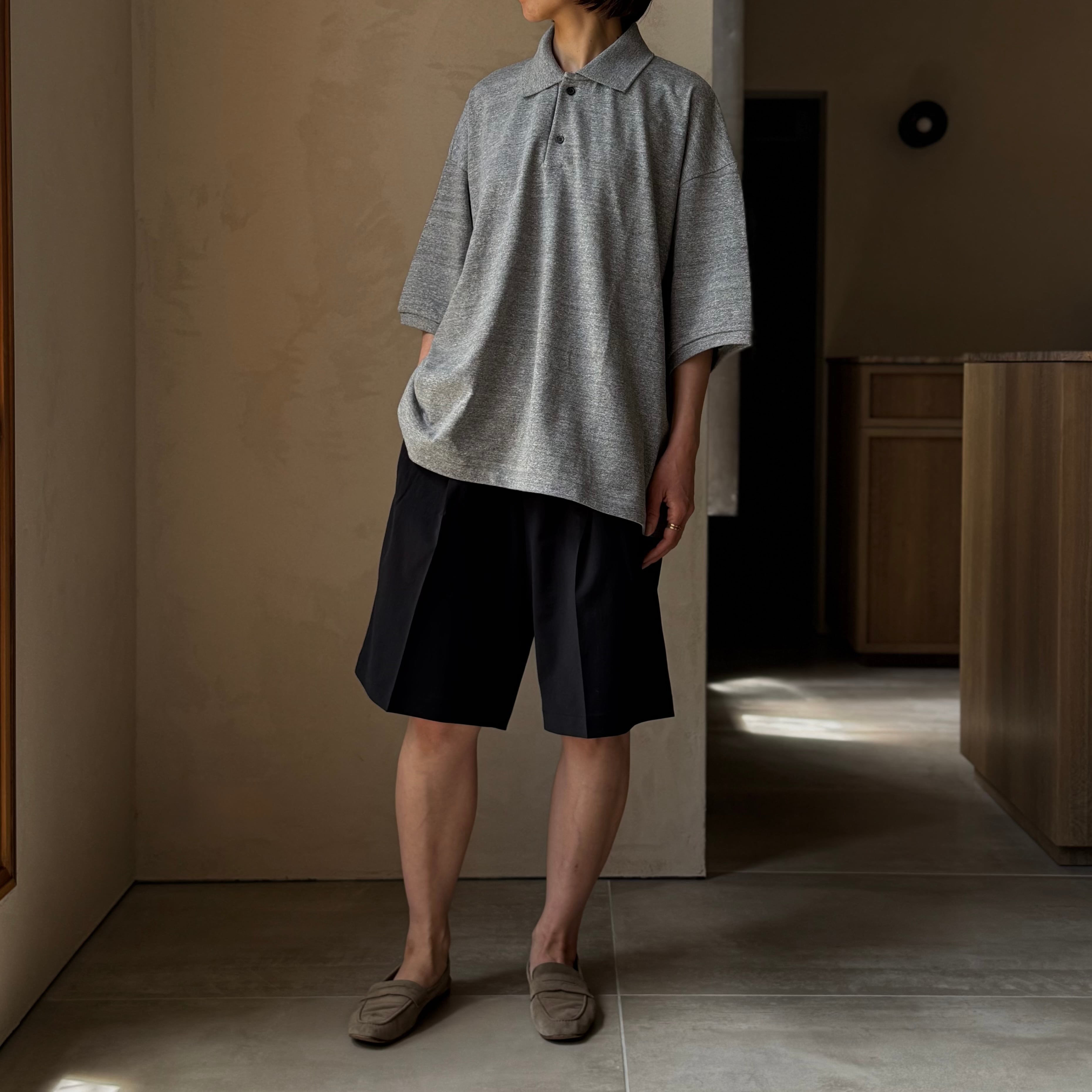 YOKOSAKAMOTO | DOUBLE PLEATED SHORTS | HJ GALLERY