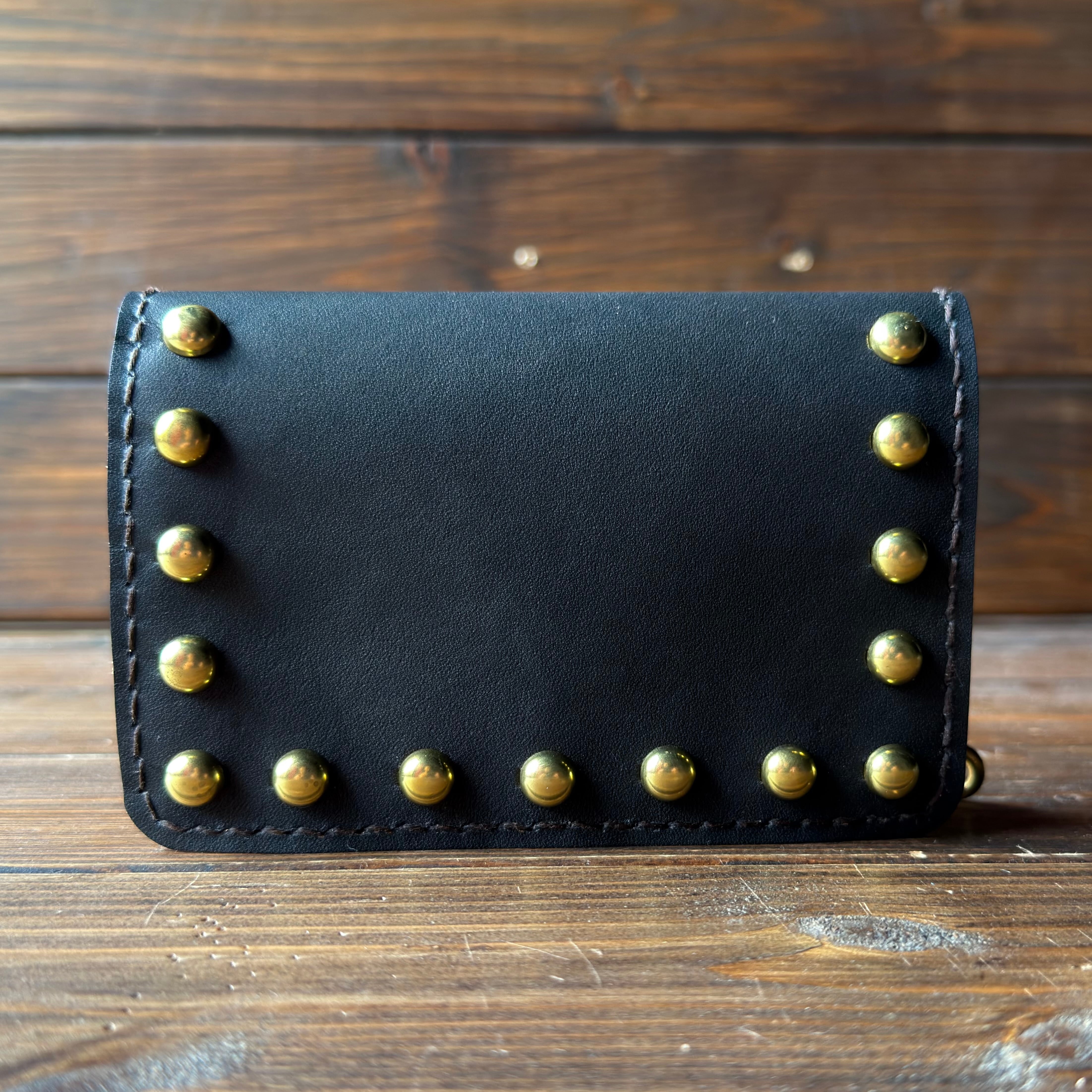 【有料オプション ラウンドヘッドスポッツ】Trucker Wallet-09/09Ⅱ専用