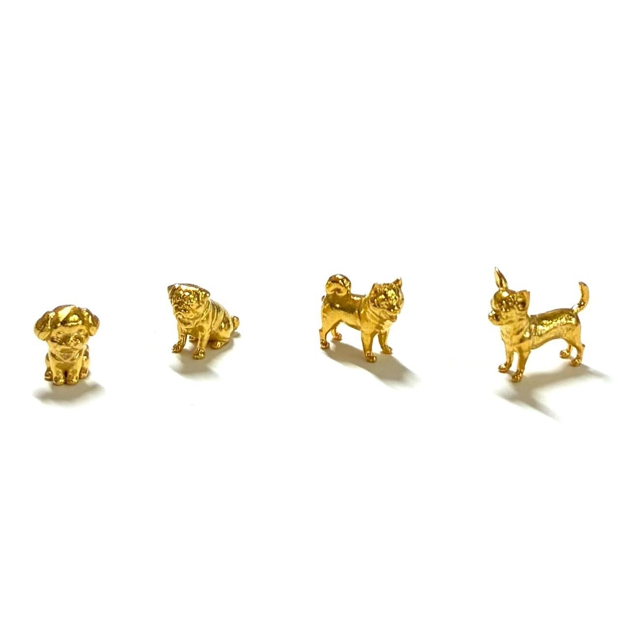純金 約1g 柴犬 指先サイズの芸術品 JUNGOLD 【RNP01034】 | JUNGOLD