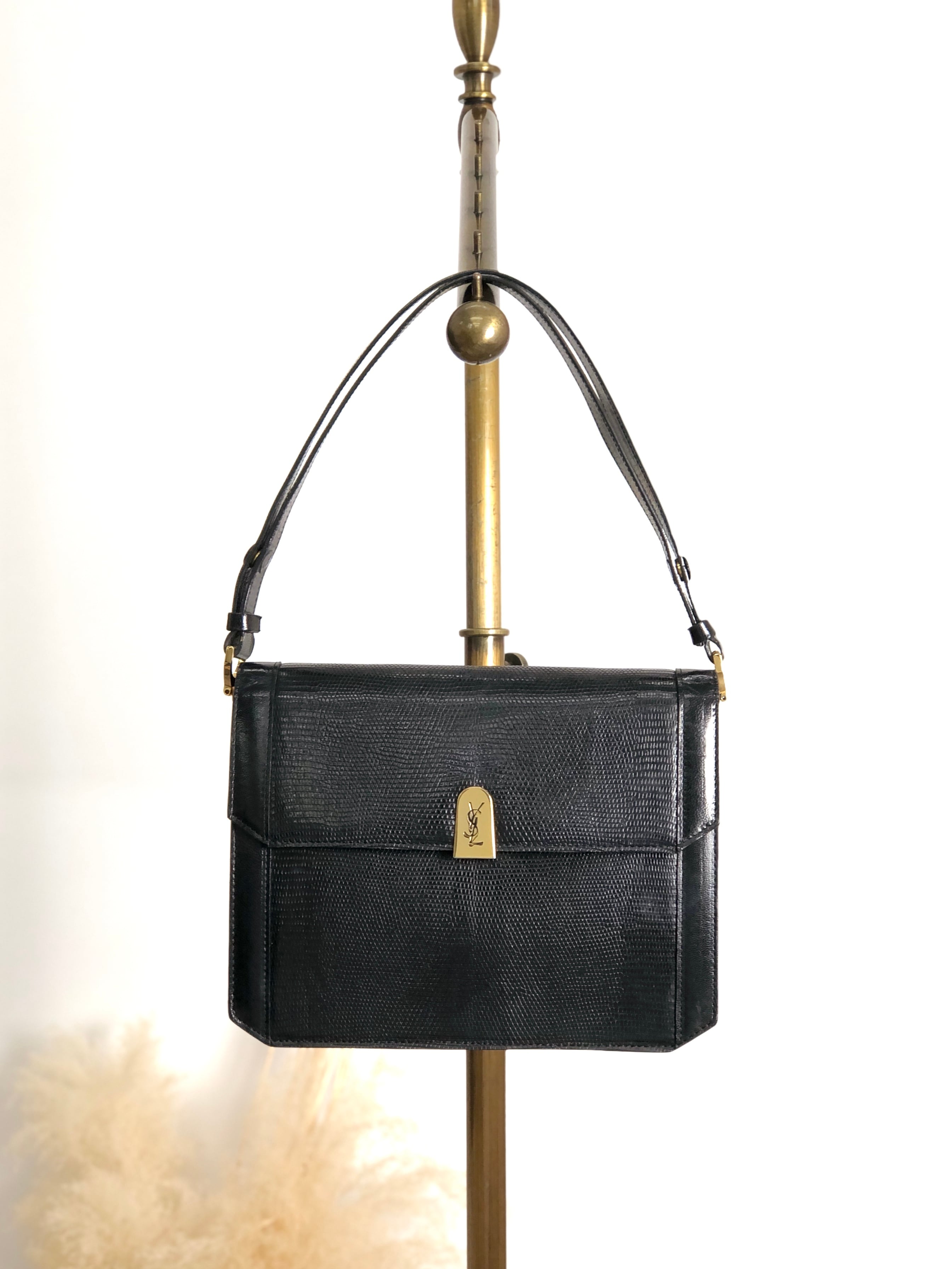 Yves Saint Laurent イヴ・サンローラン ハンドバッグ ブラック YSL