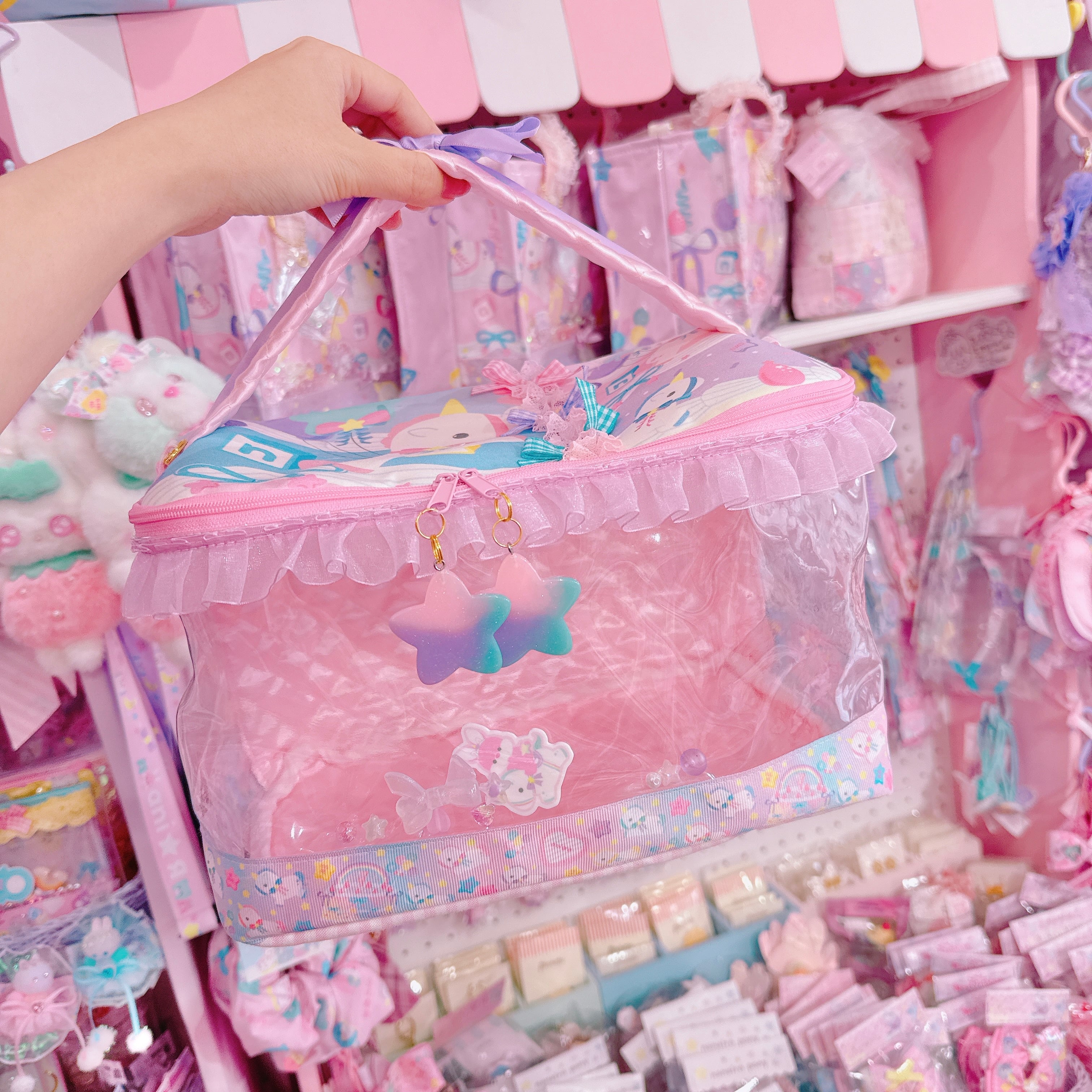 【F1】77-2 2wayぬいぐるみバニティバッグL（ショルダーひも別売）