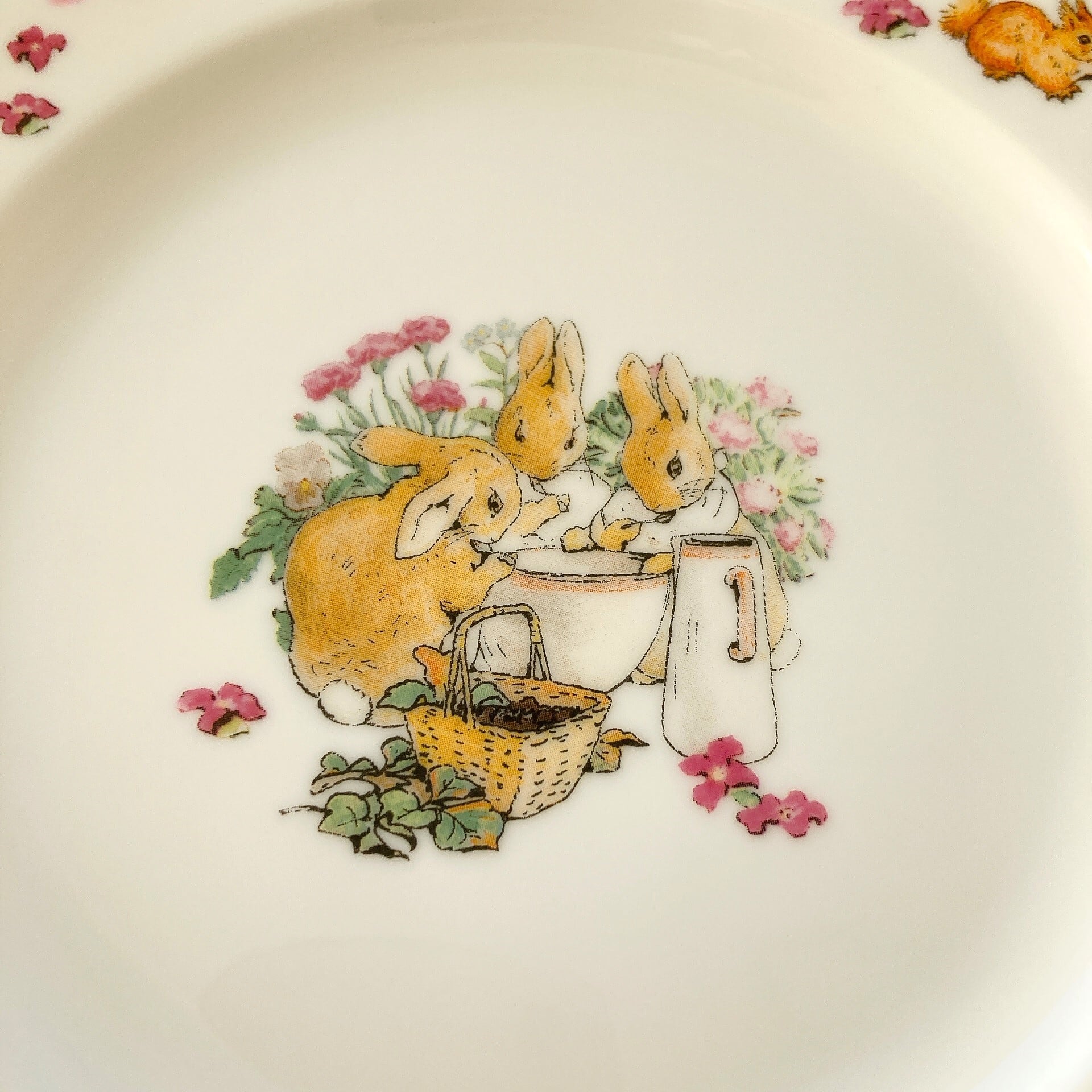 ピーターラビット™ガーデンカフェオリジナルプレート 19㎝】 | ラケル