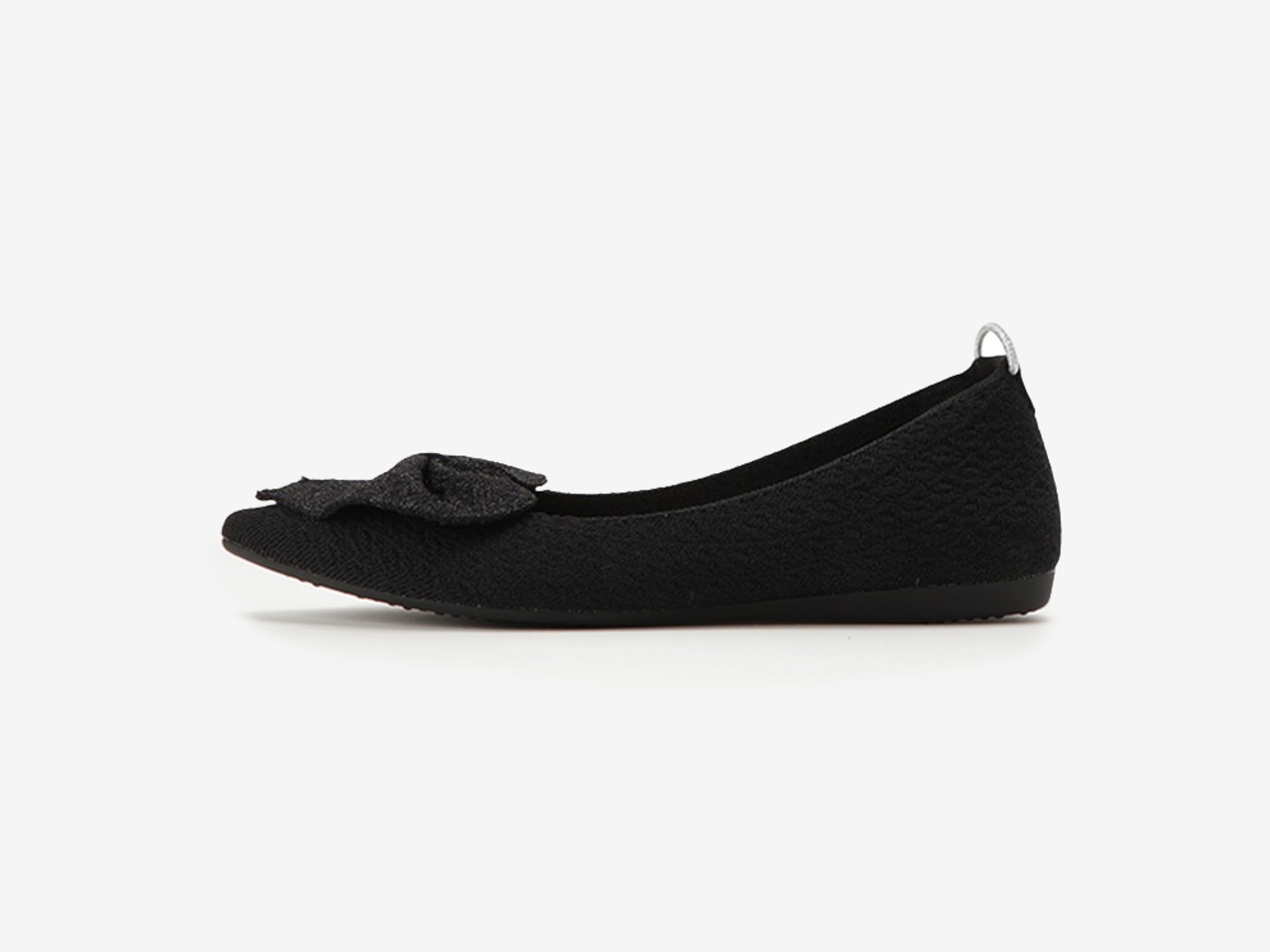 Cœur Flat Pumps / BLACK CŒUR