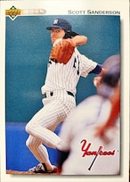 MLBカード 92UPPERDECK Scott Sanderson #415 YANKEES