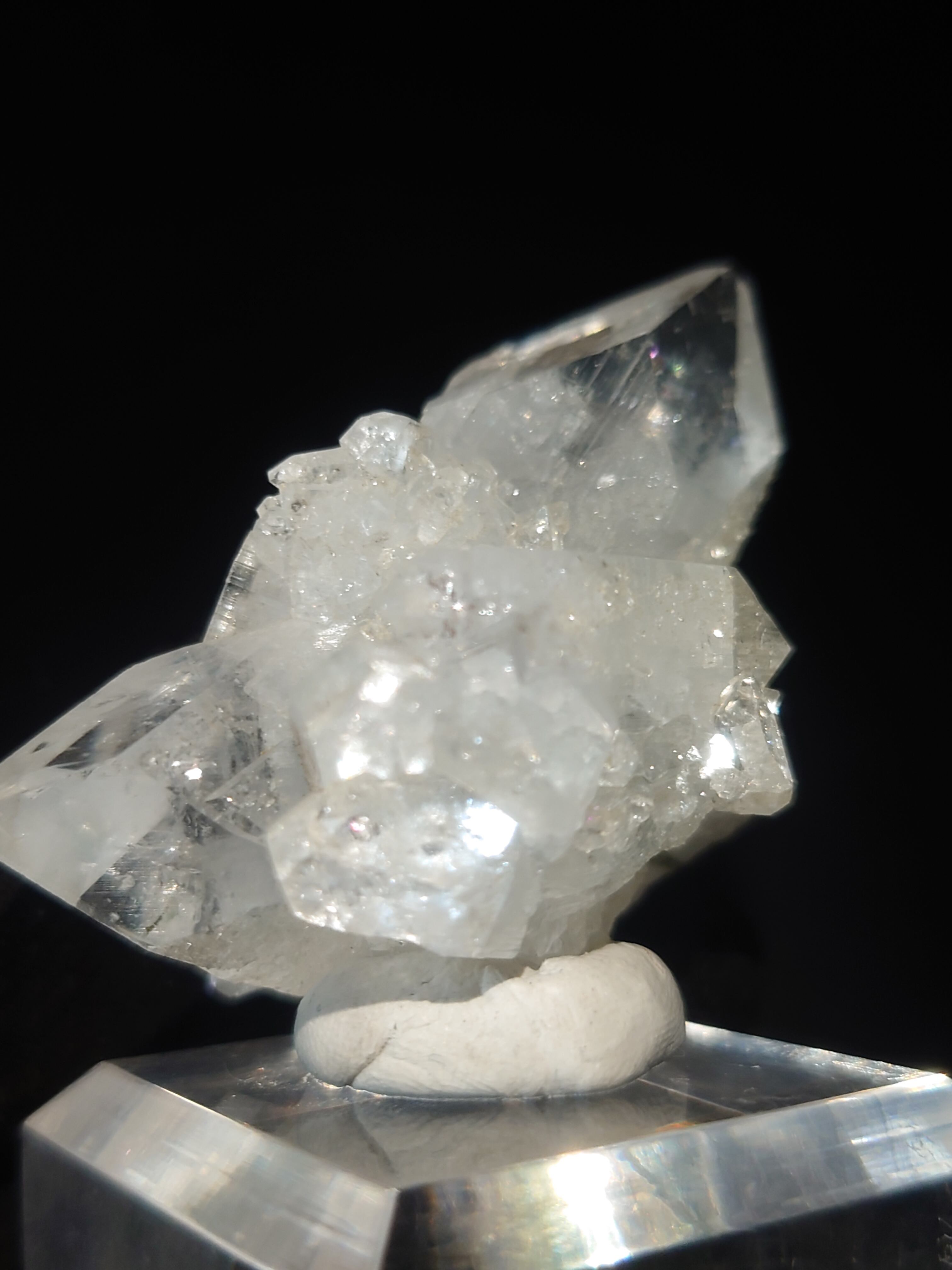 魚眼石　インド アポフィライト（魚眼石）原石｜約279.8g｜インド・プネー産