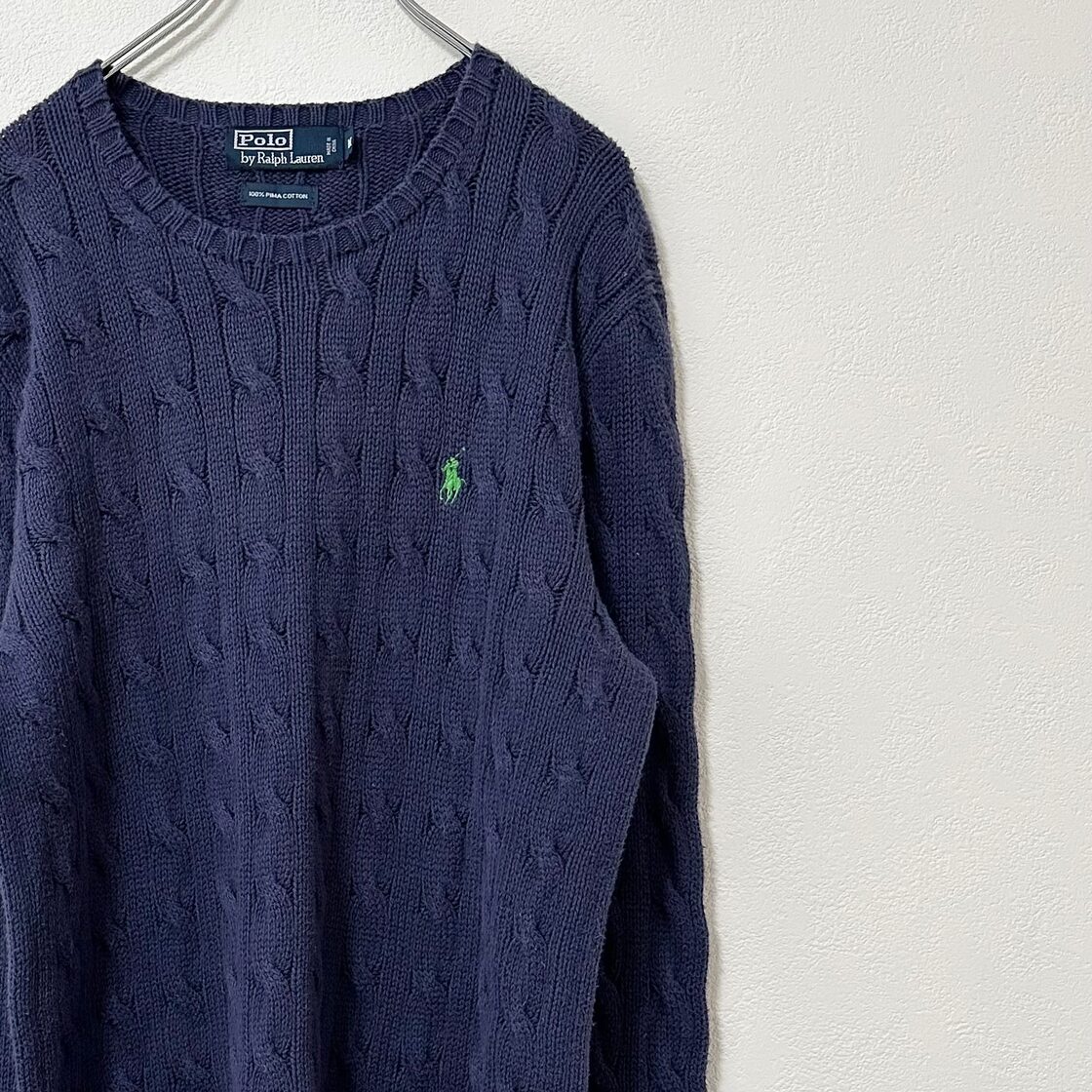 Polo by Ralph Lauren/ポロ バイ ラルフローレン☆ケーブルニット 