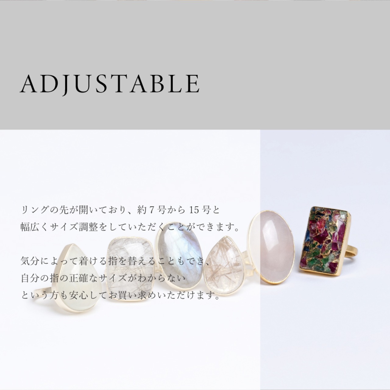【MARKET】SINGLE STONE RING 4171