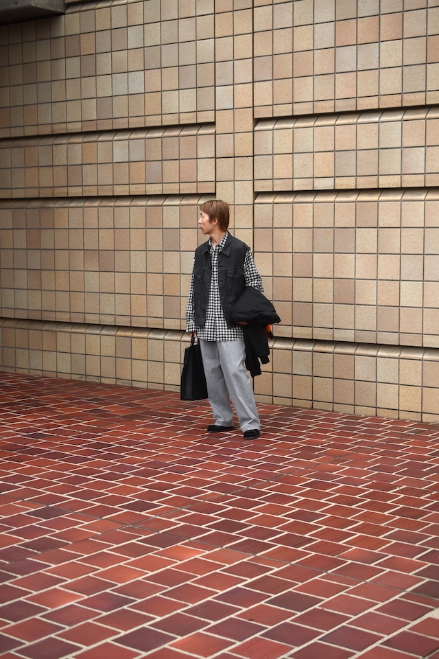CIOTA / Exclusive Denim Slacks (Light Gray)