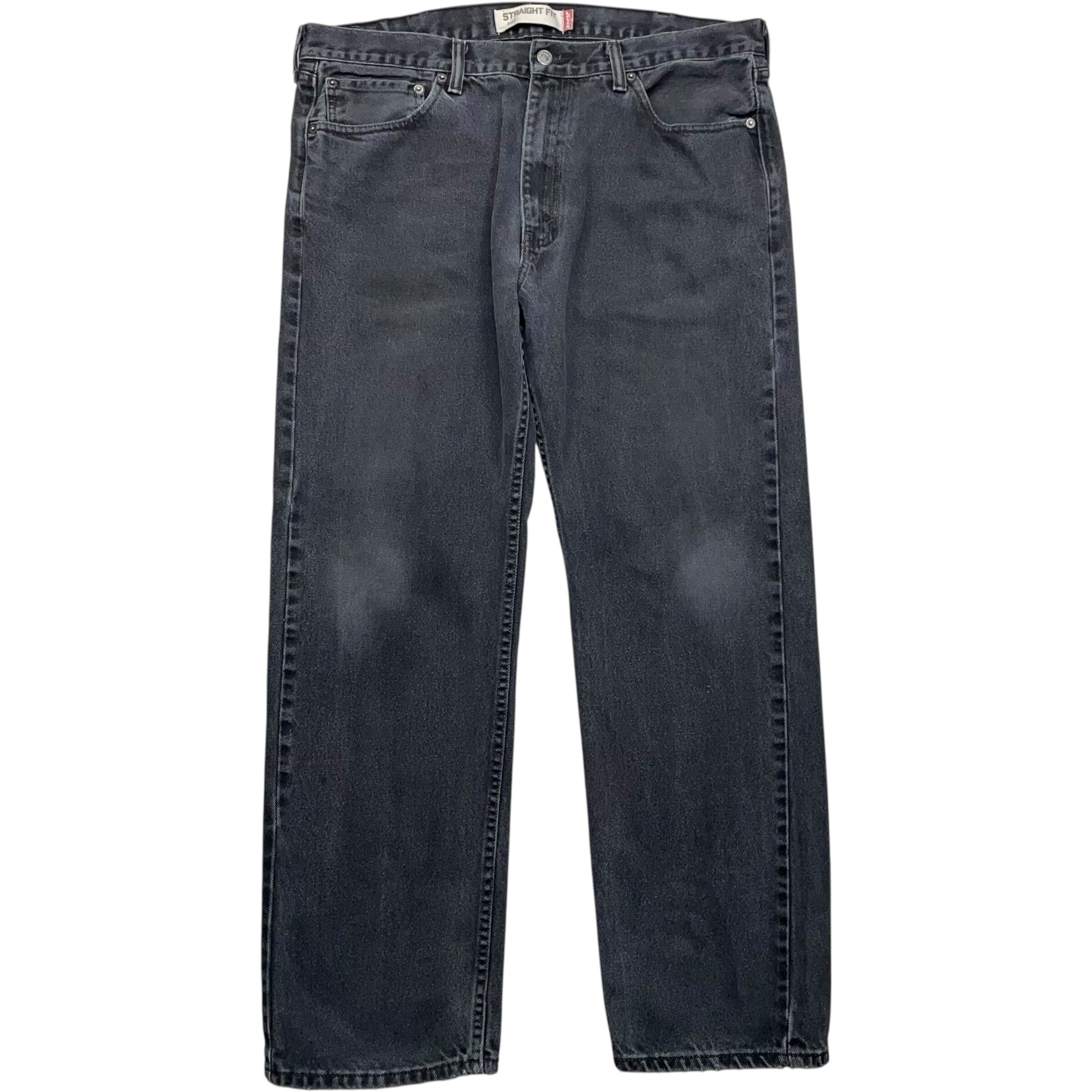 《実寸 W39L31》 Levi's リーバイス 505 ブラックデニム 色落ち no.8631