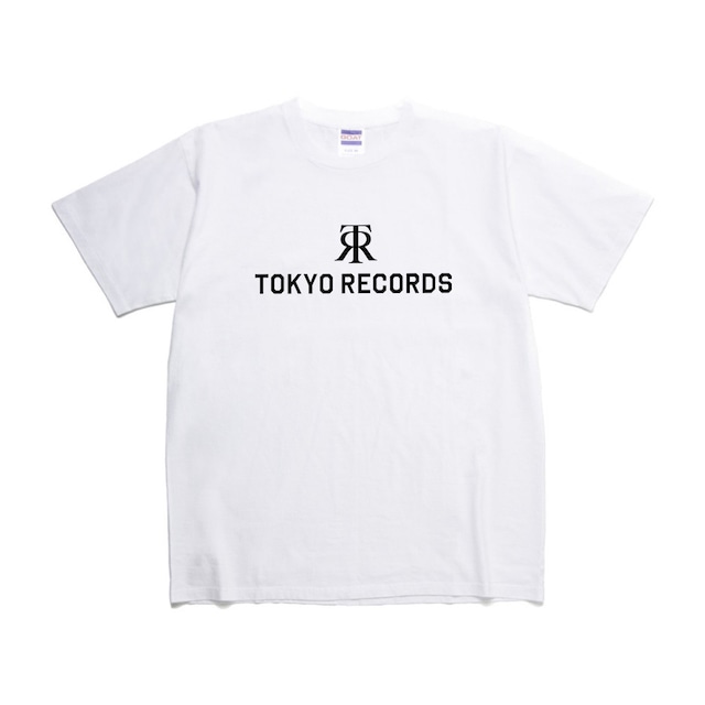 TOKYO RECORDS LOGO - N TEE（WHT × BLK）