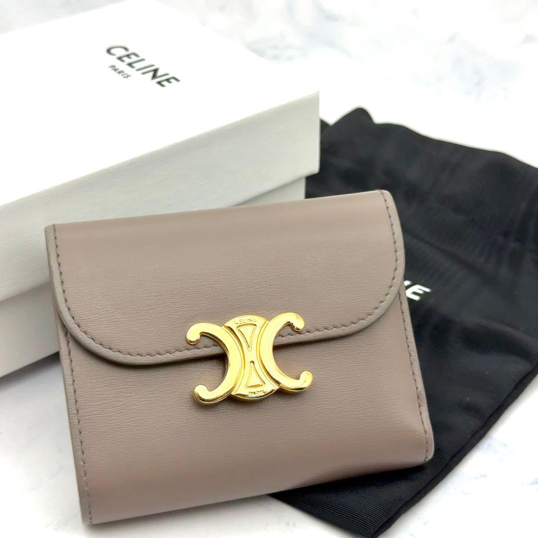 CELINE セリーヌ トリオンフ スモールフラップウォレット 折財布