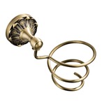 ドライヤーホルダー ヘアドライヤーホルダー 壁掛けラック ヘアドライヤー置き 浴室収納ラック ウォールかけ ドライヤースタンド ゴールド おしゃれ 北欧