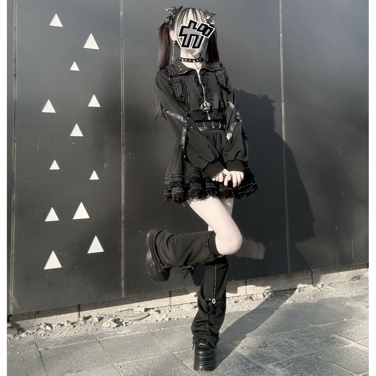 地雷、サブカル系服 まとめ売り 地雷系サブカルブラックセットアップ | Maiden's Rêve