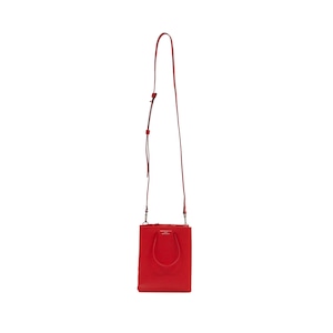 Leather Paper Bag Mini - Red