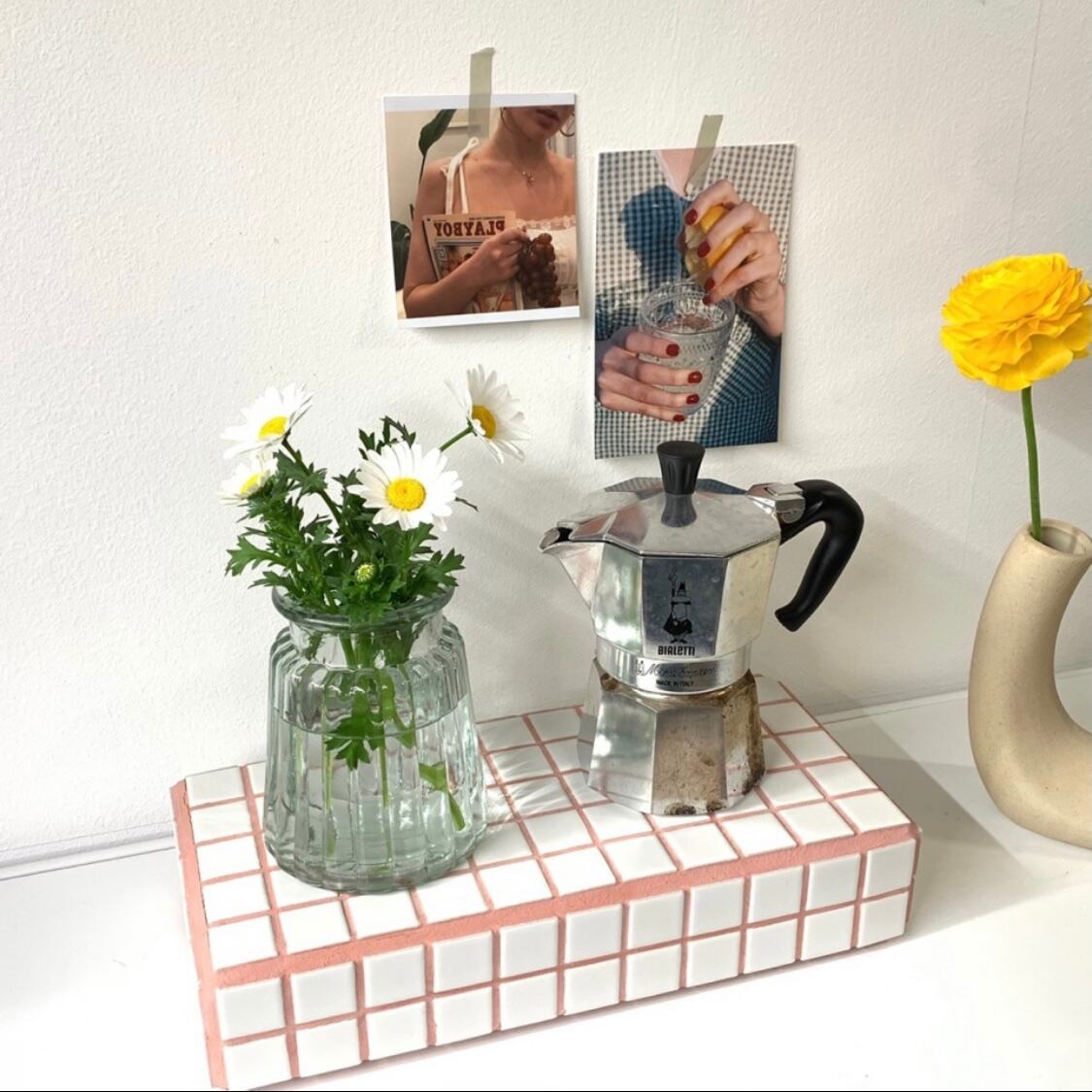 韓国　タイル画 楽天市場】タイルモザイクタイルプールタイル青水色ブルー内装壁