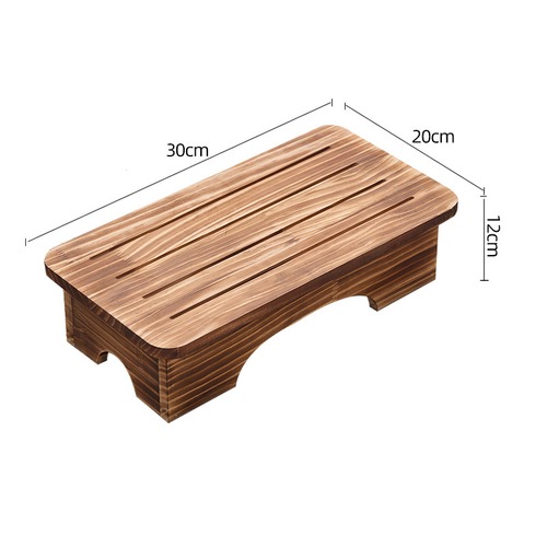 小さいスツール 高さ12cm ２カラー スモール 木目調 焼き色 無垢材 スツール 家庭用 玄関椅子 靴用スツール コーヒーテーブル用スツール 大人用 子供用 小さなスツール リビングルーム用 ドア用スツール