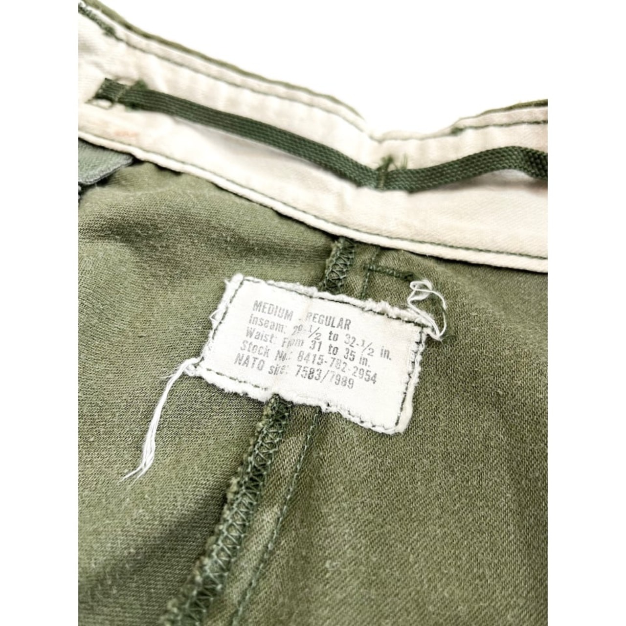 72s US ARMY M-65 FIELD TROUSERS Size MEDIUM-REGULAR