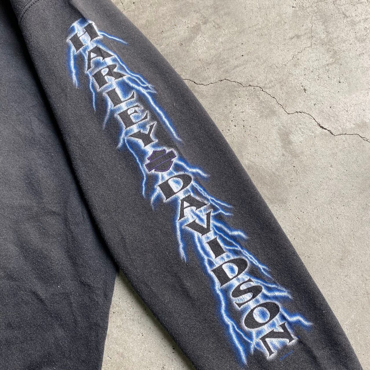 00S ハーレーダビッドソン プリント スウェットシャツ メンズXL相当  