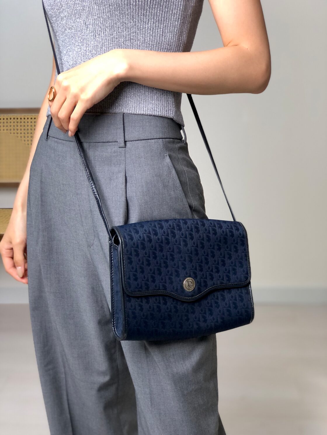 Christian Dior クリスチャン ディオール トロッター ショルダーバッグ 