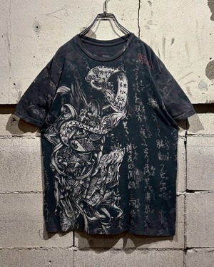 【Caka otto】 “Affliction” “和” Design T-Shirt