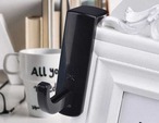 マルチサイドフック 5個セット 粘着式 フック PCモニター カラーボックス デスク収納 小物掛け 穴あけ不要 省スペース 鍵 ケーブル 小物収納 ブラック ホワイト 耐荷重500g cw-a-4680-2