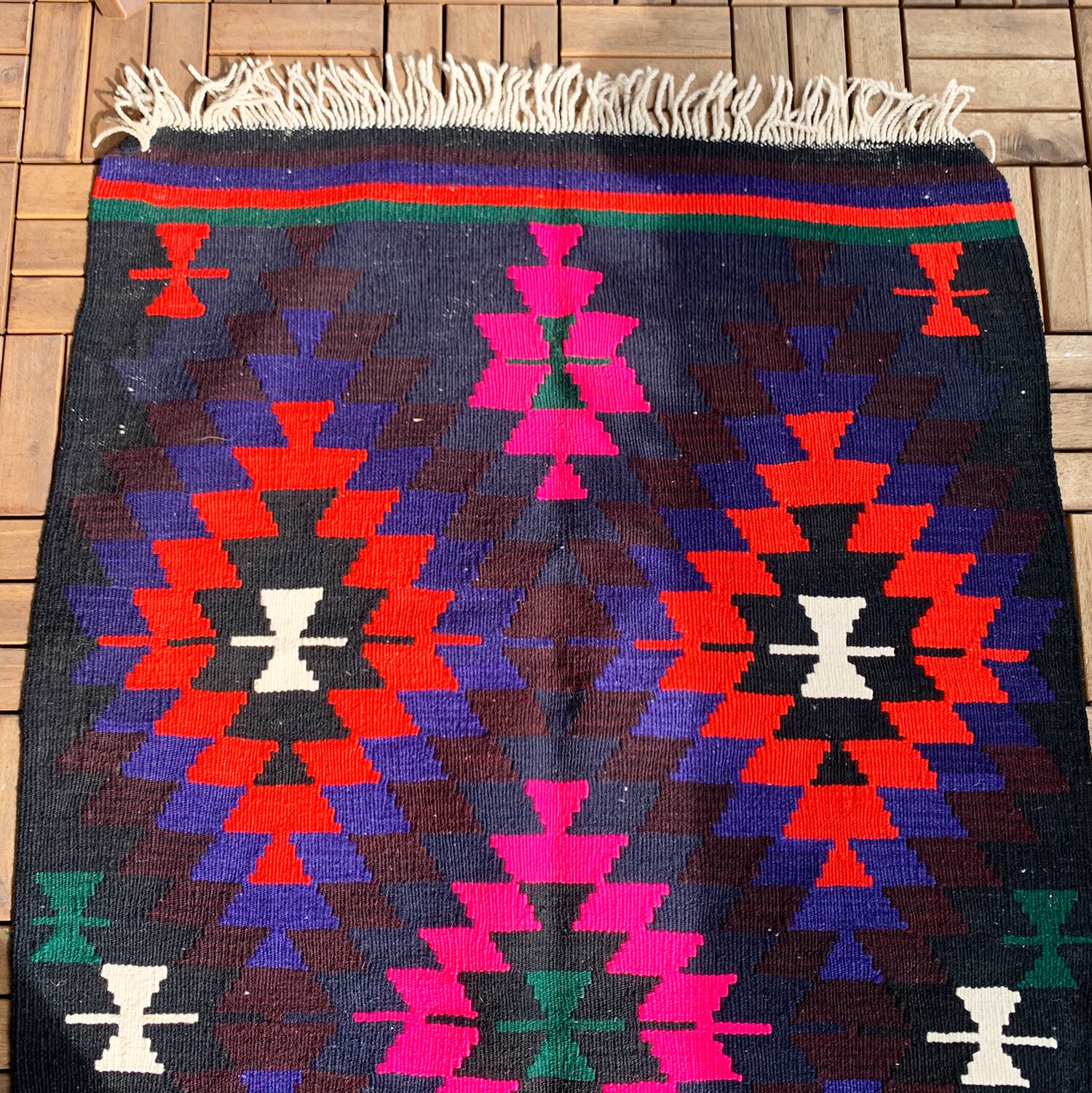 "LEWIS" Old Kilim Rug Spicelic