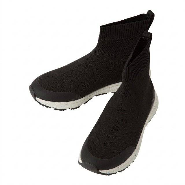 OIVIO FIT THE ORIGINAL [ Waterproof Hicut knit sneaker ] COOL BLACK