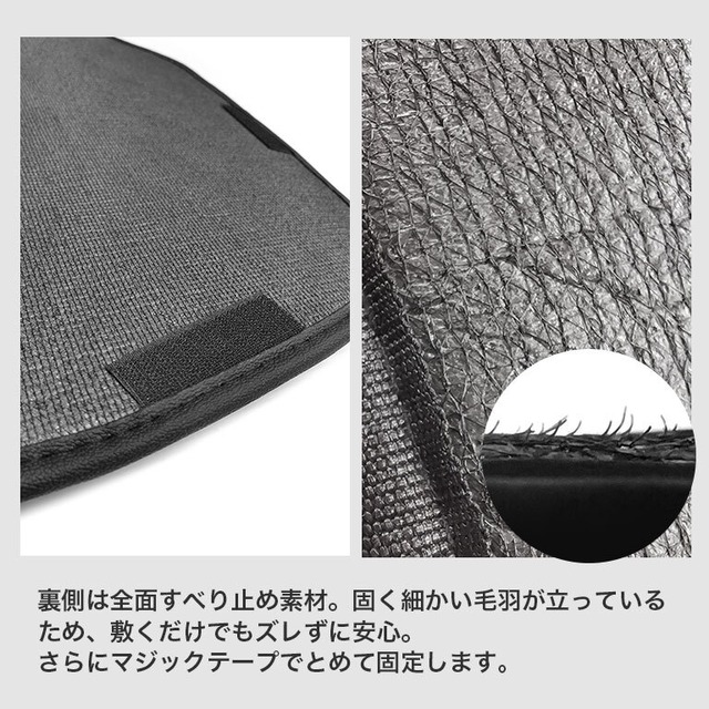 【宅配便】トランク用マット シエンタ 10系 15系 7人乗り フロアマット 汚れ防止 防水 sienta ラゲッジ マット 車 7人 合皮 カーマット ラグマット fm055