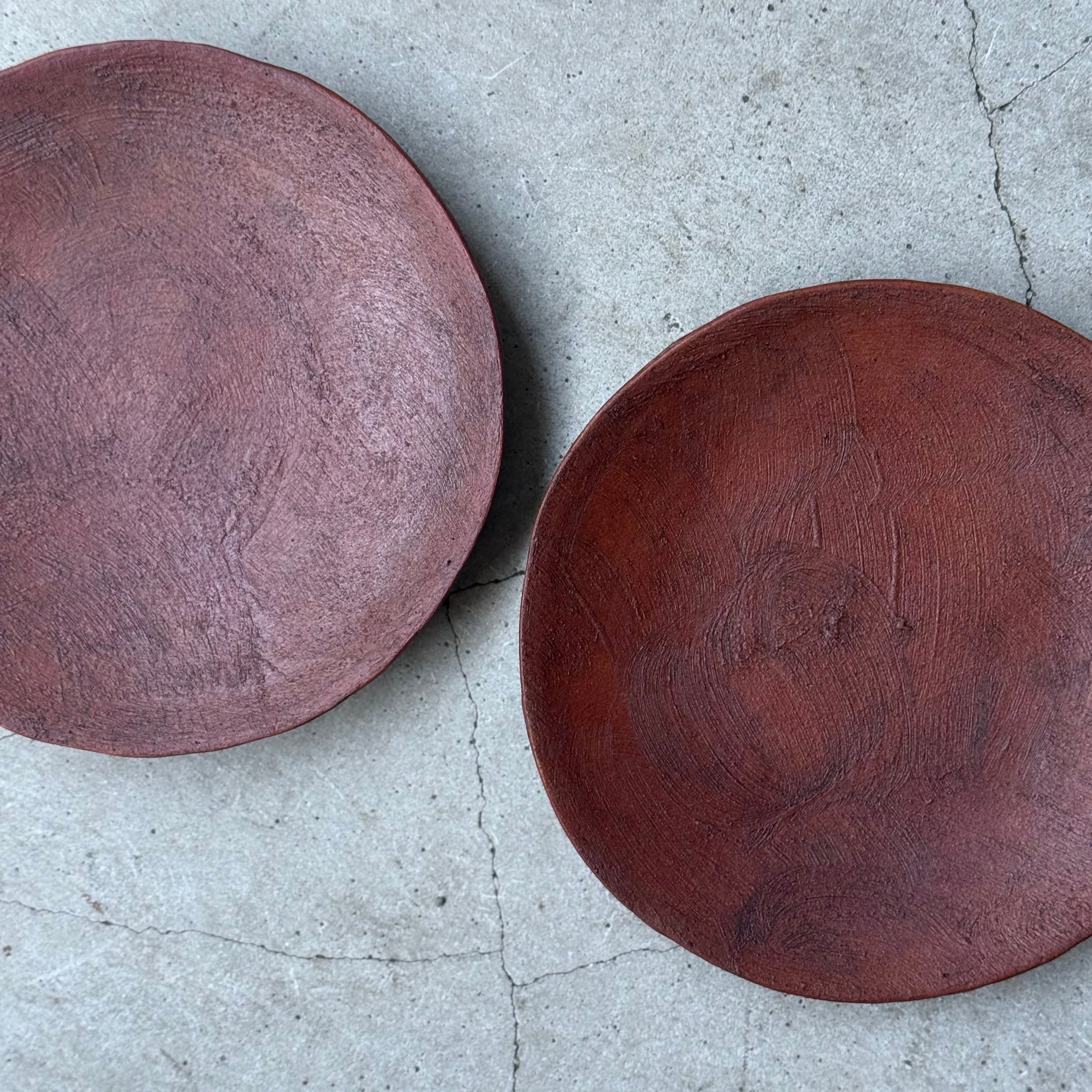 西川聡 赤い皿 | gallery 一白