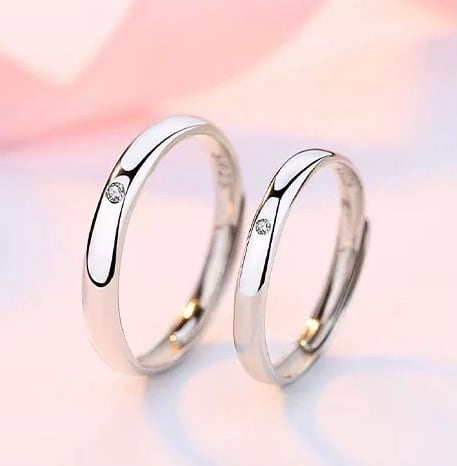カップルペアリング フリーサイズ【セット】結婚指輪 S 925 シルバー