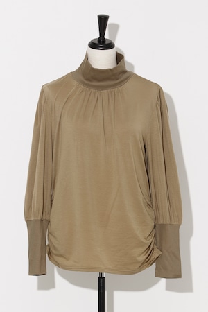 Soft Rib Turtleneck PO　BEIGE