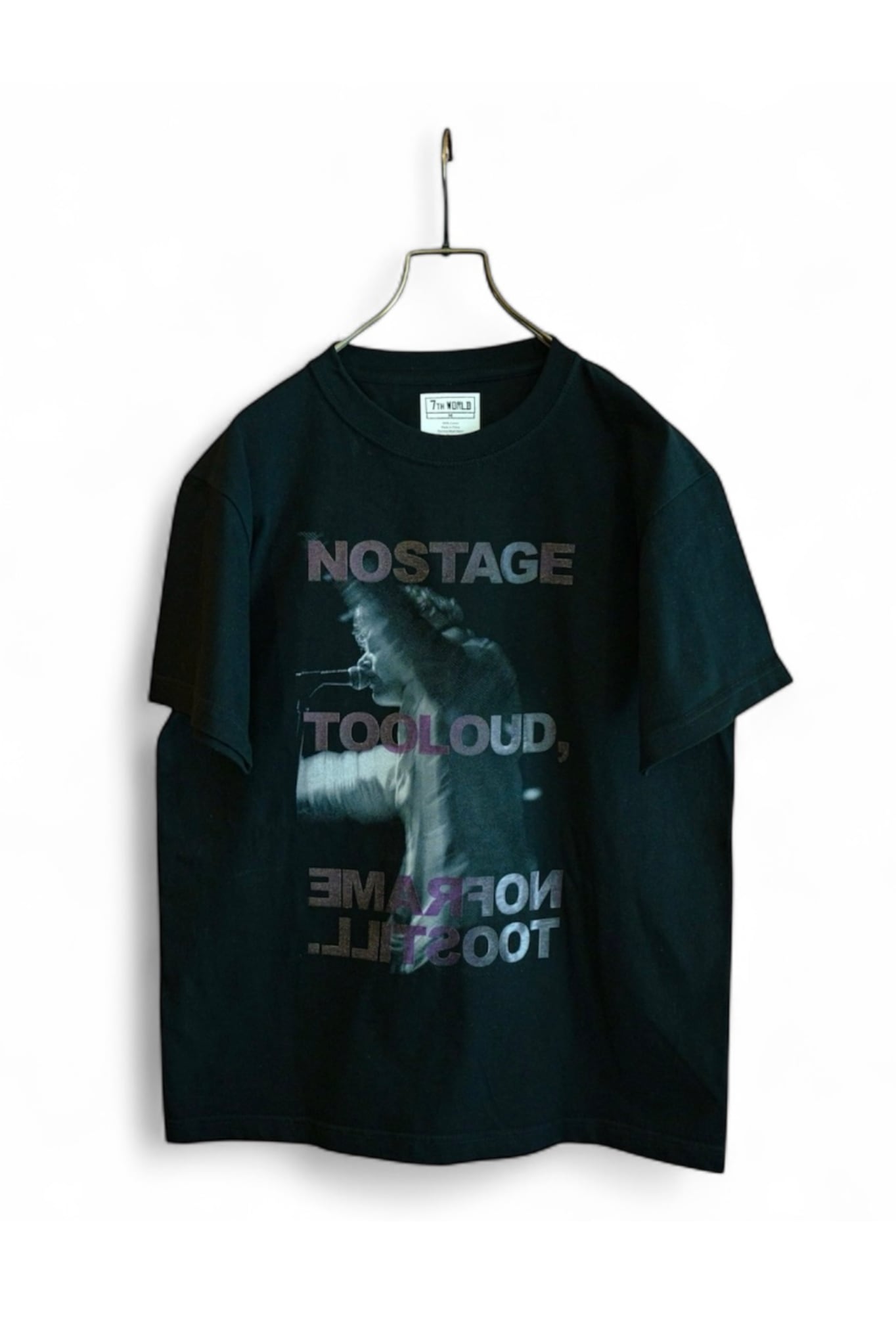 7thWORLD × sonjour #01 PHOTO T BLACK