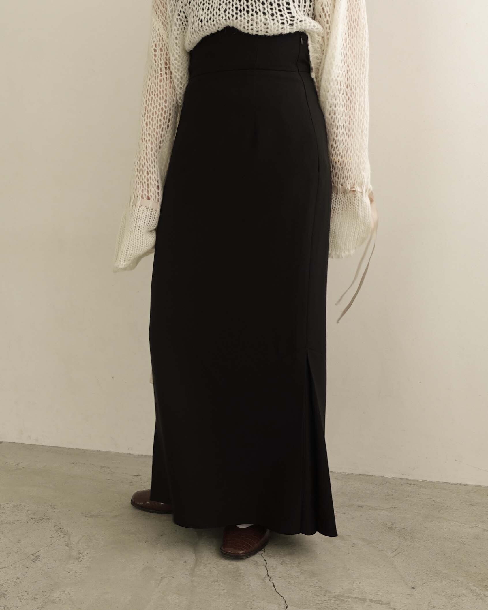 AM370920 high waist side pleats skirt【残り僅か】 | Alumu 