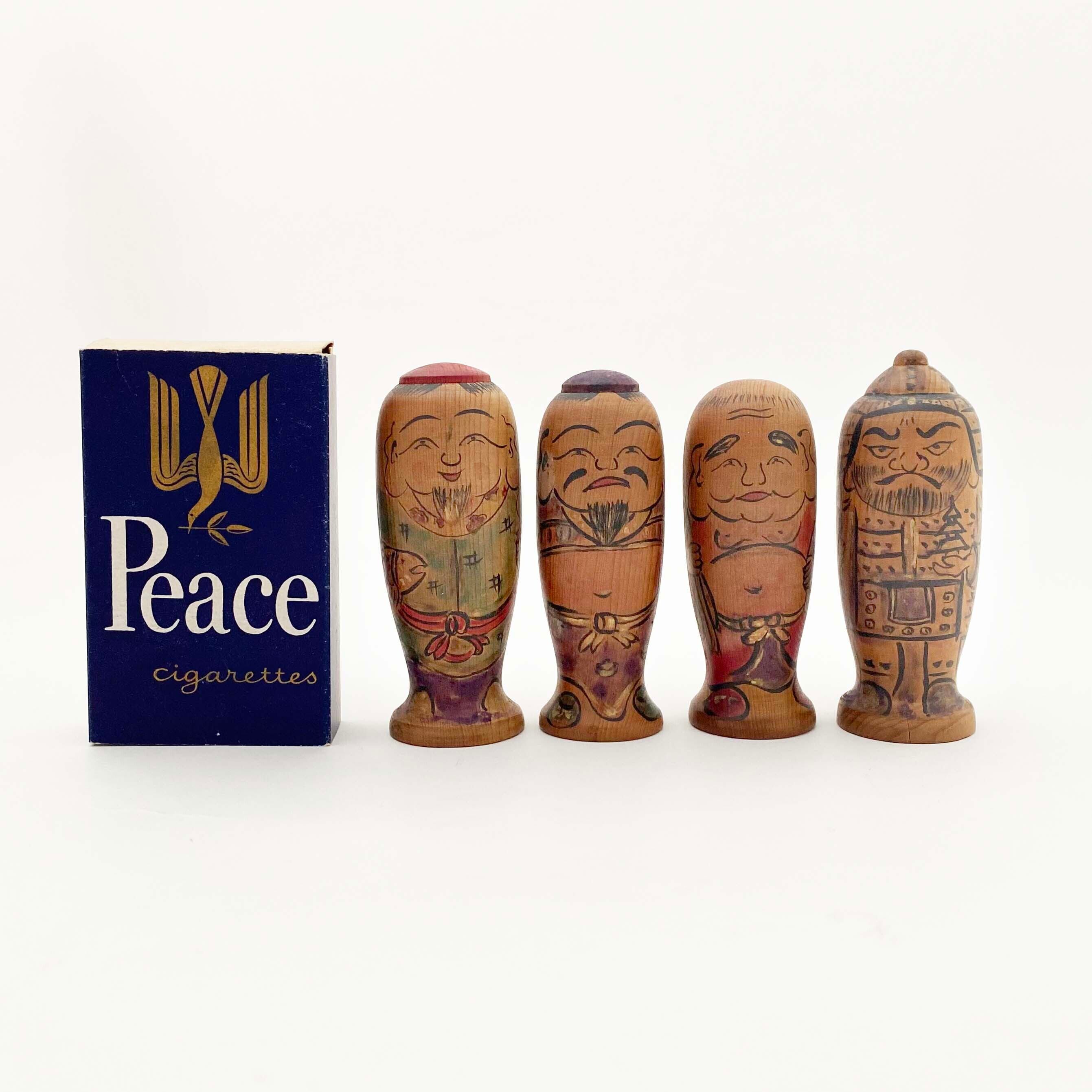 えんじゅ四福神セット(山形系 / 阿部正義工人)