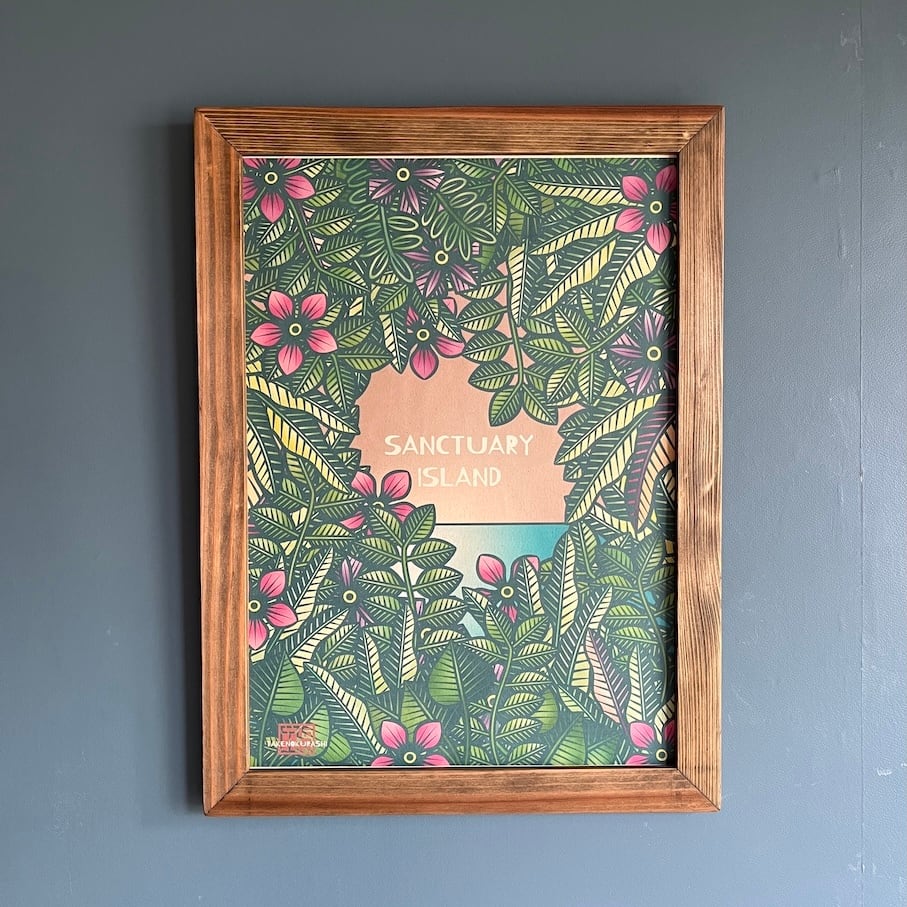 A-054【DELUXE】FULL MOON アート | TAKENOKURASHI