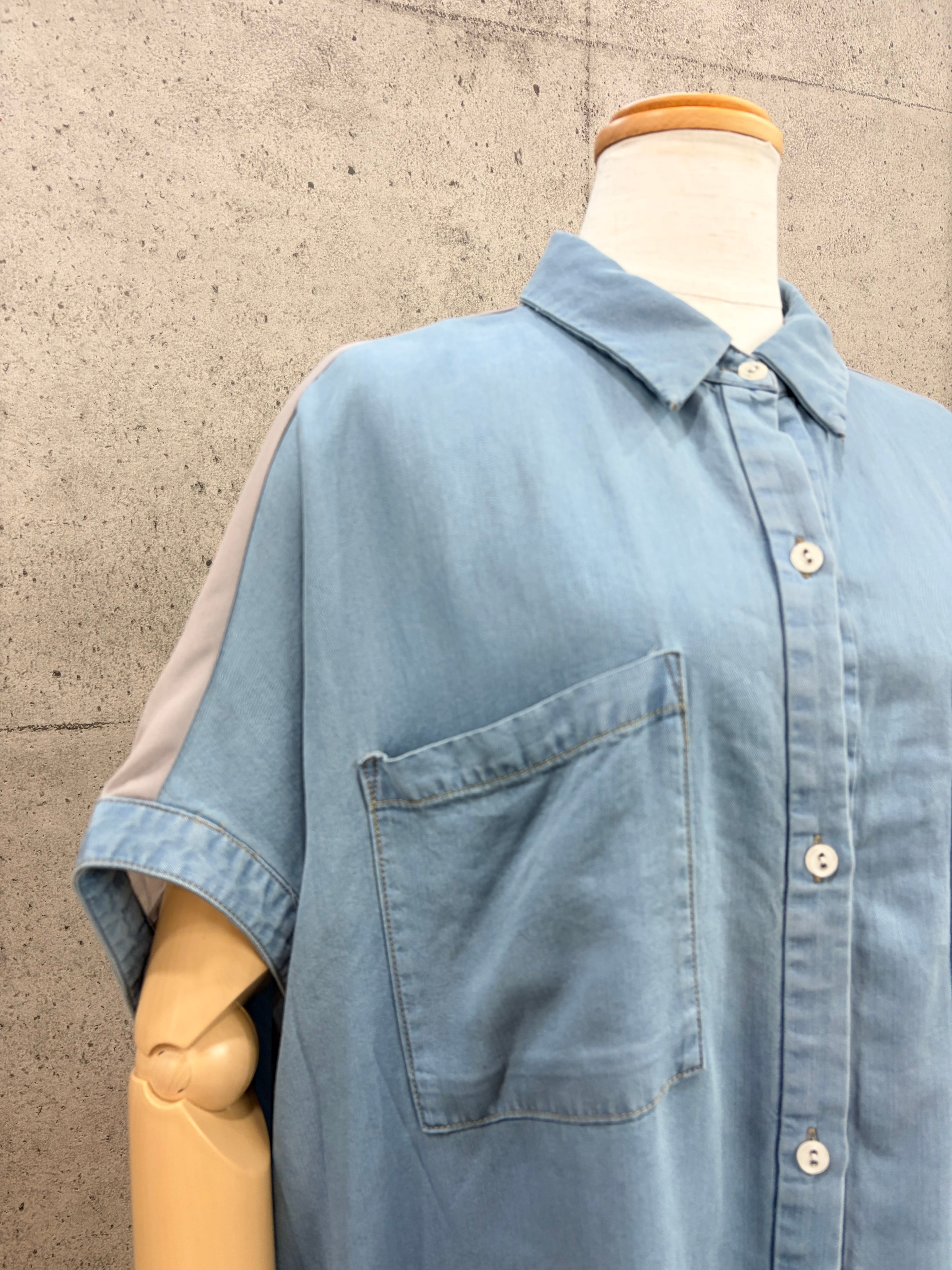 30％OFF SALE!!】CYNICAL(シニカル)テンセルデニム×ジョーゼットロング