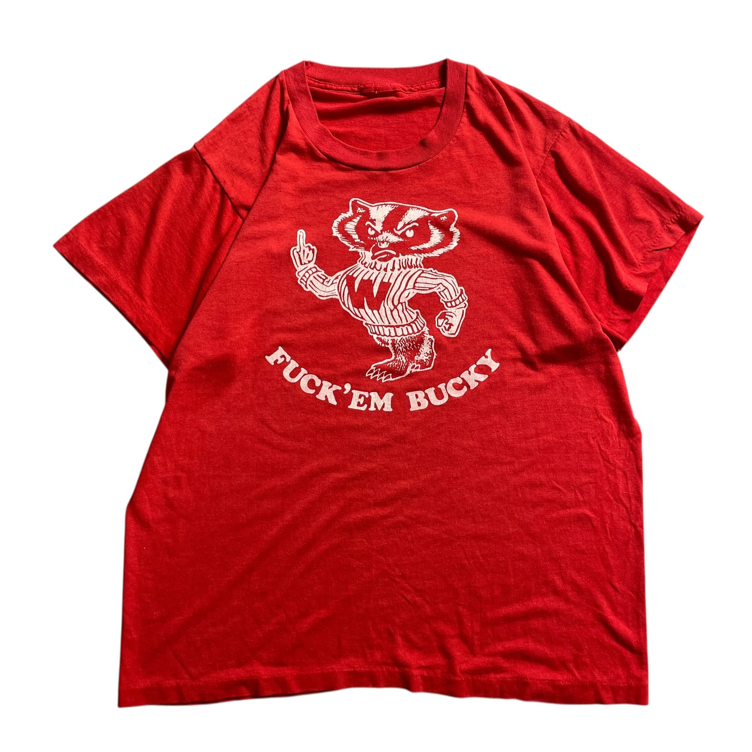 80s USA製 Bucky パロディ ジョーク vintage T-shirt