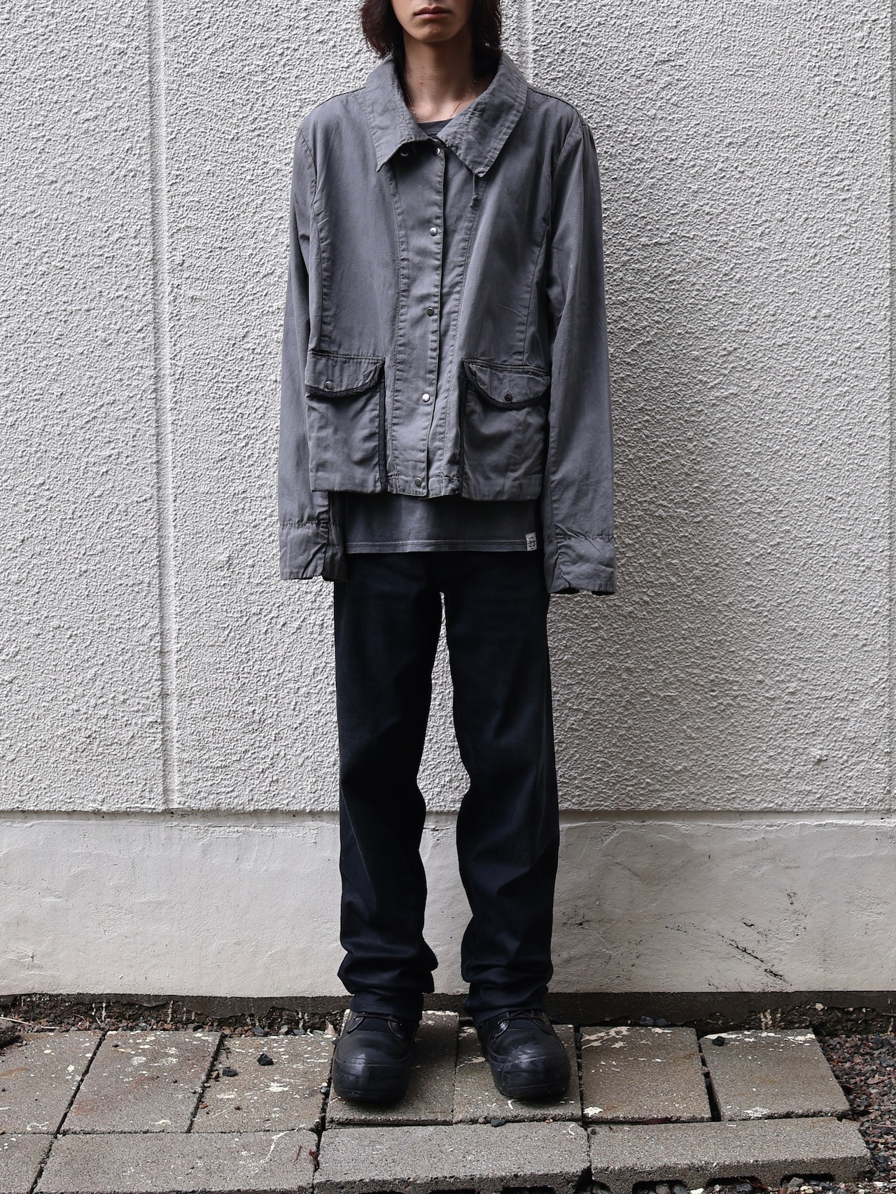 casual cotton shirt jacket