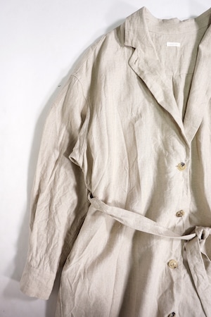 Linen Long Shirt Coat