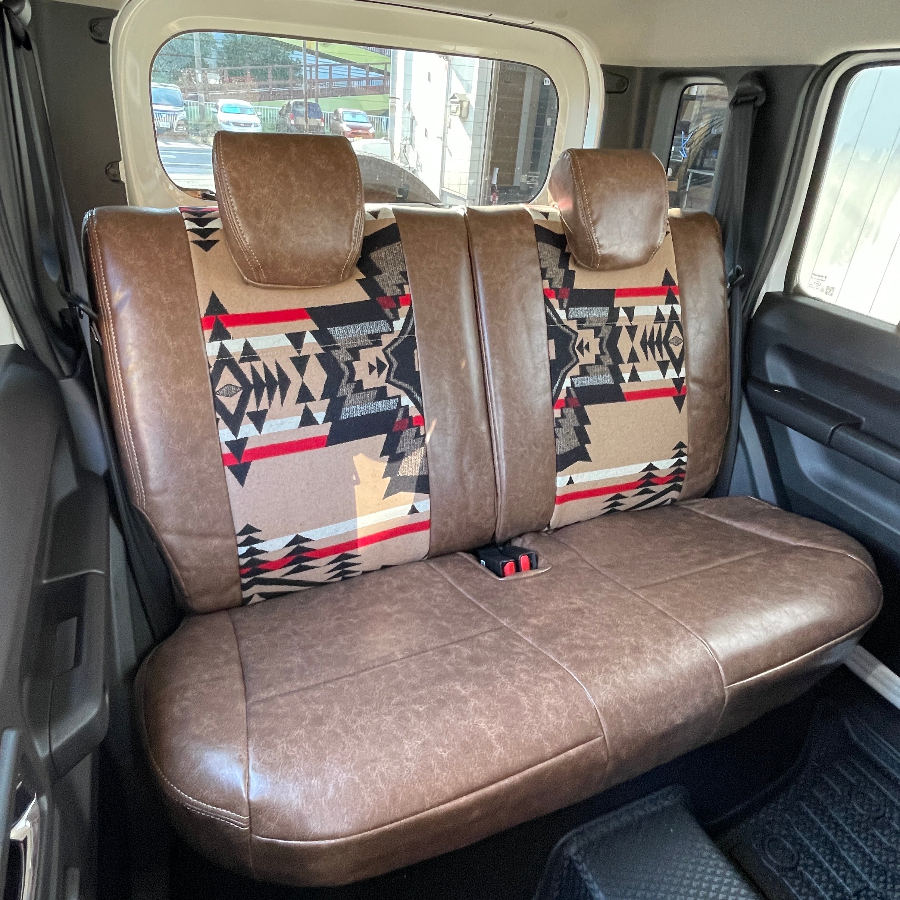 新型ジムニー ノマド JC74 1~2型用 ペンドルトンコラボシートカバー