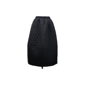 Cocoon form design quilted skirt