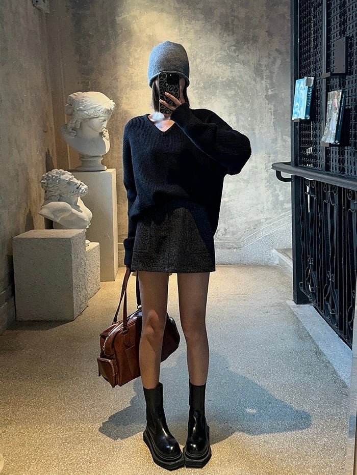 レオパードミニスカート