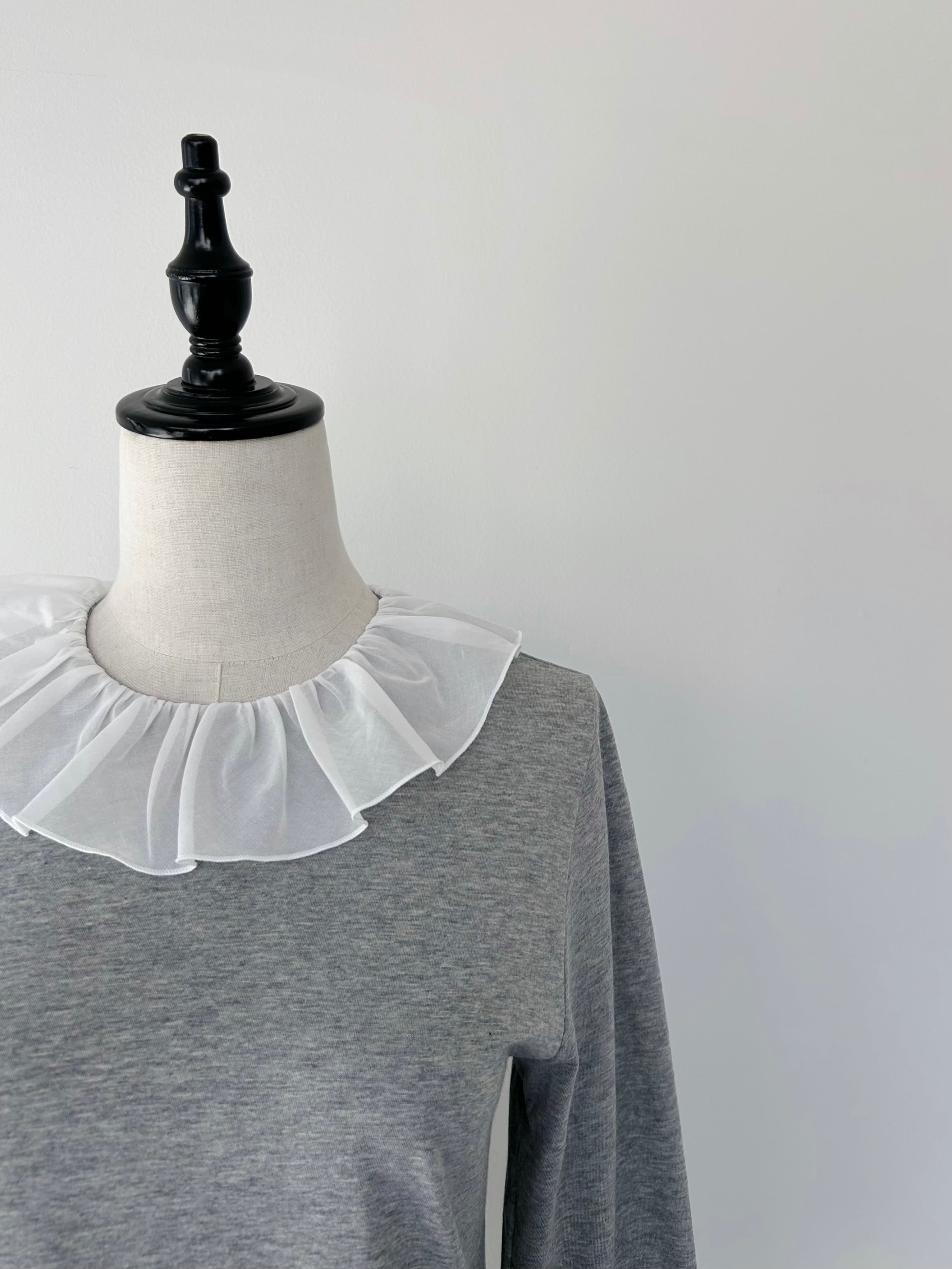 Bilitis dix-sept ans Voile Collar Long T | KOKO