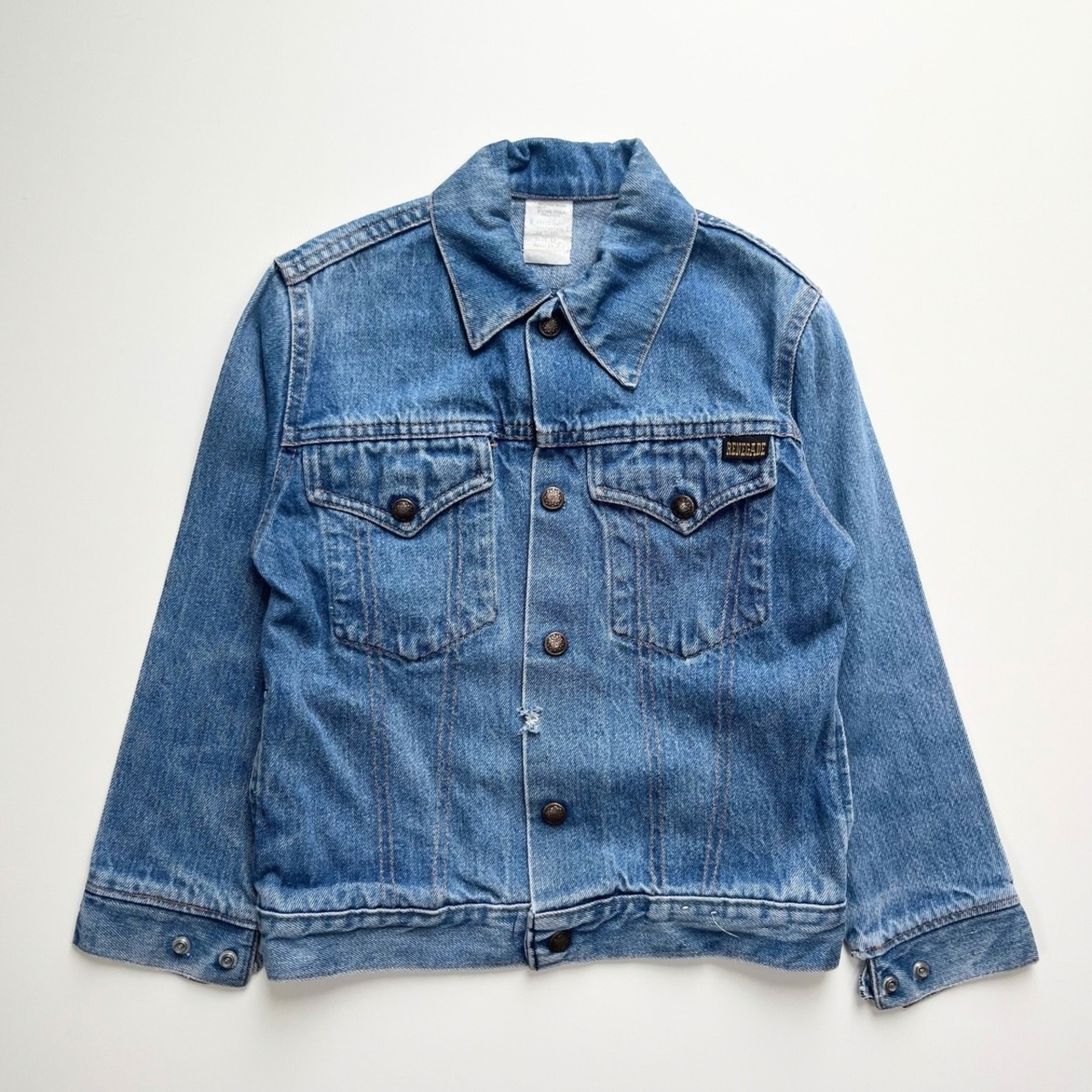 ＜VINTAGE＞Kids RENEGADE Denim Jacket 12Y (2610JK07)｜キッズ  レネゲード ヴィンテージ デニムジャケット - 1