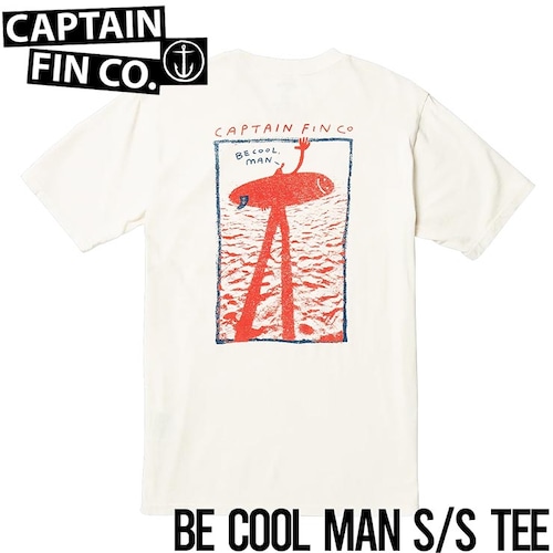 【送料無料】半袖TEE Tシャツ CAPTAIN FIN キャプテンフィン BE COOL MAN S/S TEE 21A3512404 日本代理店正規品L