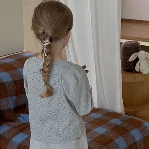 秋レースデザイングレーボトムス