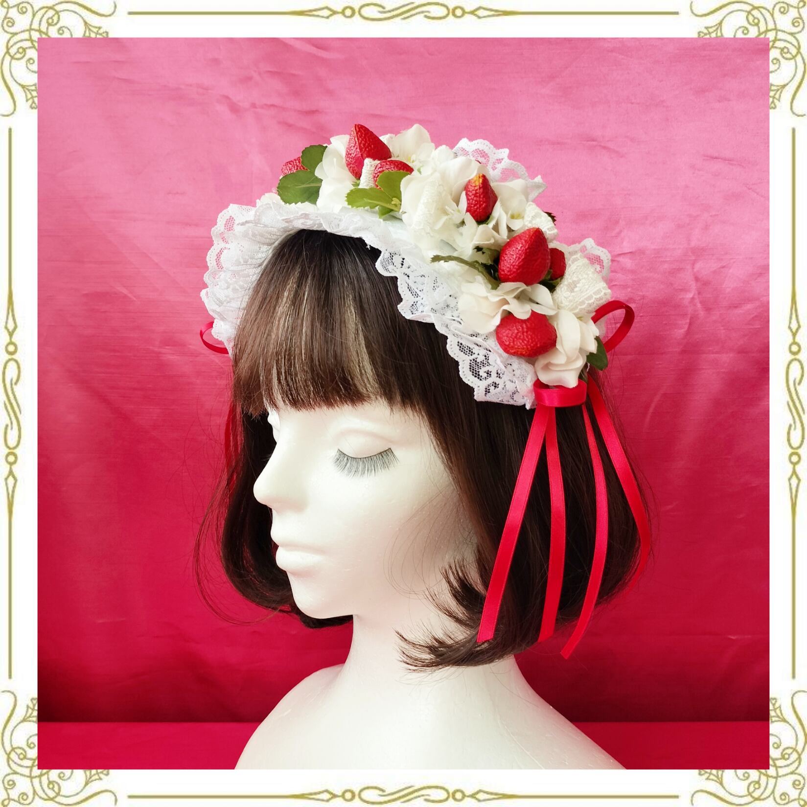 Strawberry Shortcake | 【Atelier Sourire】 ヘッドドレス ・ ヘッド