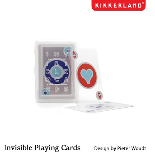 Invisible Playing Cards インビジブルプレイングカード 全2色 トランプ DETAIL KIKKERLAND キッカーランド