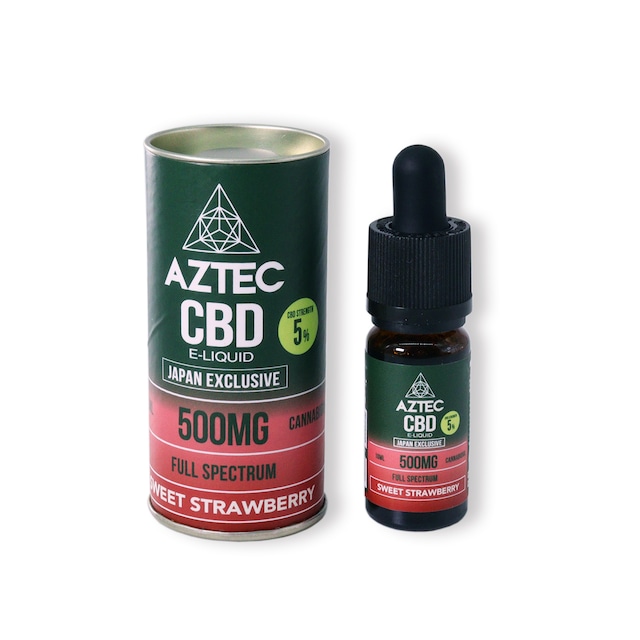 【FULL SPECTRUM】 CBD 5% CBD E-LIQUID 10ml 500mg〈SWEET STRAWBERRY〉