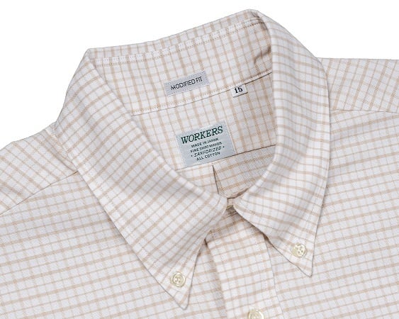 WORKERS(ワーカーズ)～Modified BD, Matileda Check OX, Beige～ | Amboy
